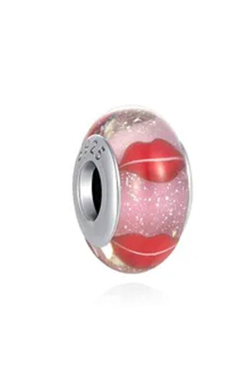 Öpücük Murano Charm