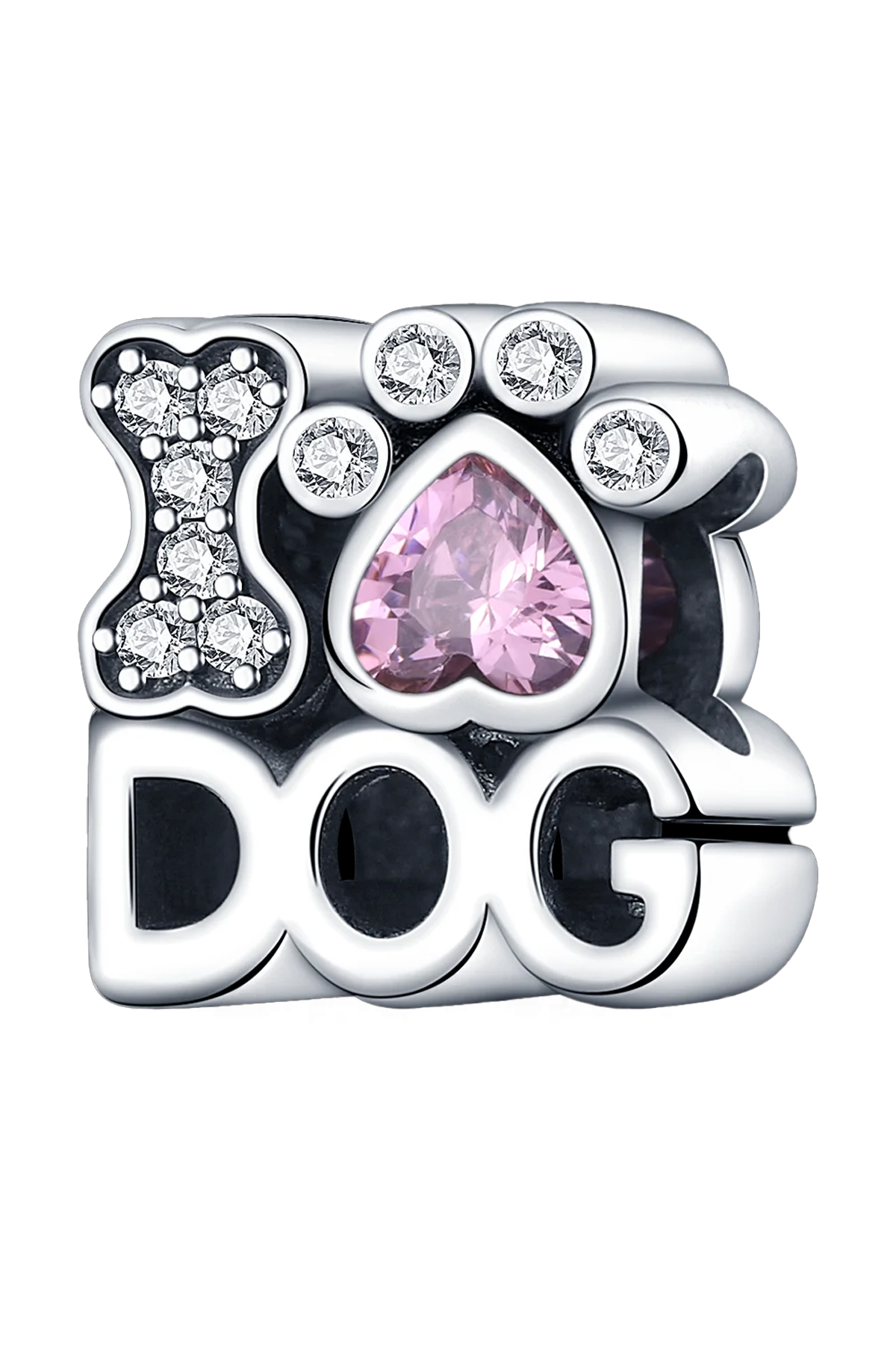 I love Dog Yazılı Charm