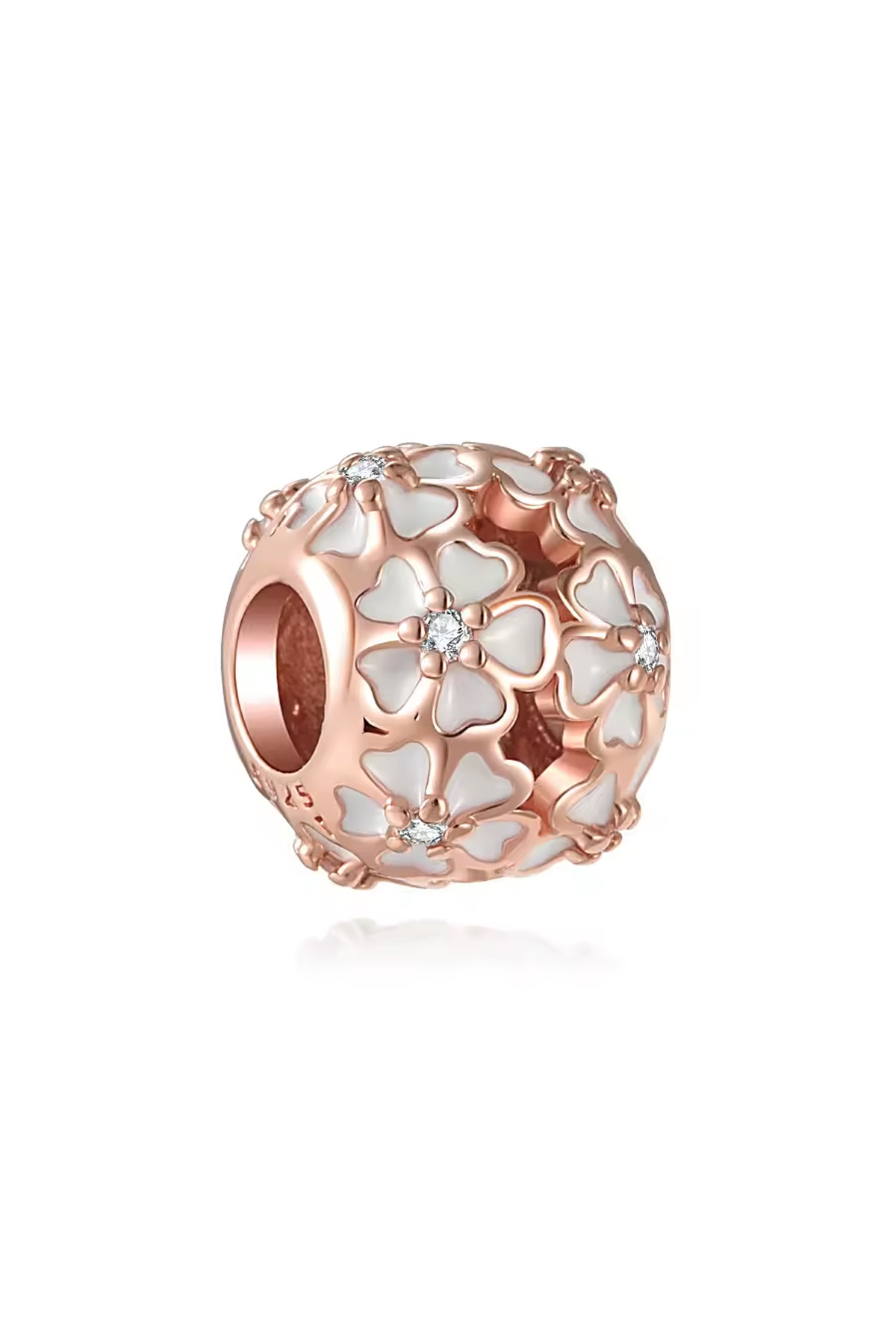 Rose Papatya Kafes İşi Charm