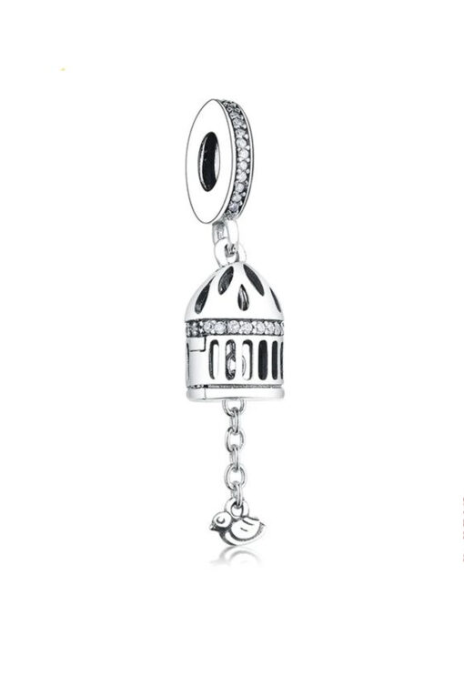 Kuş Kafesi ve  Kuş Sallantılı Charm