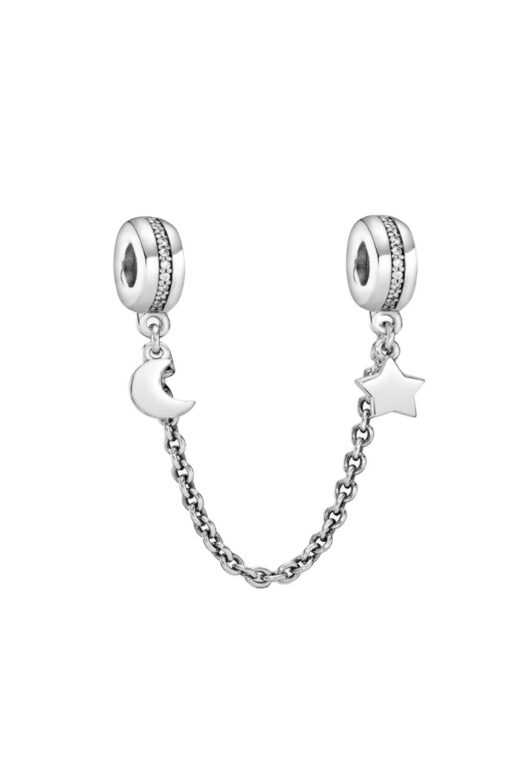 Ay Ve Yıldız Zincirli Charm