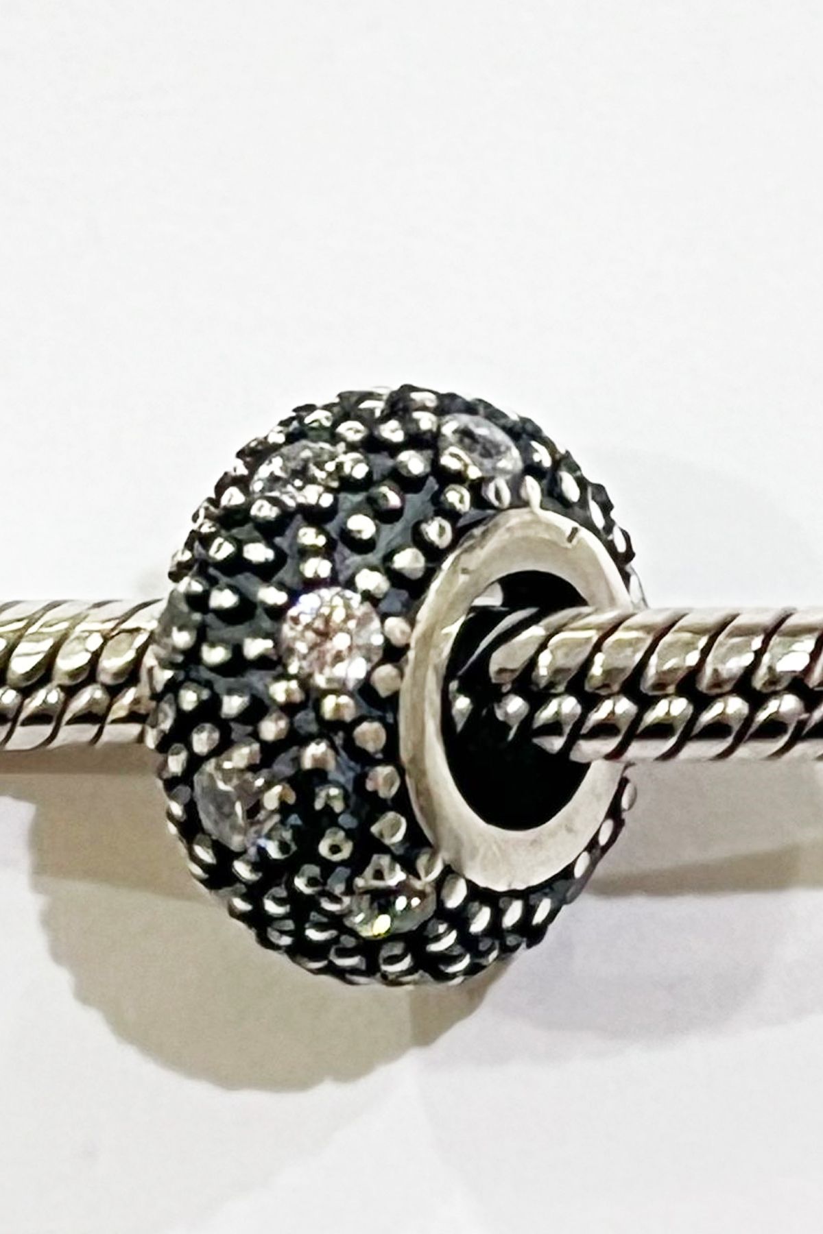 Yerli Üretim Taşlı Halka Charm