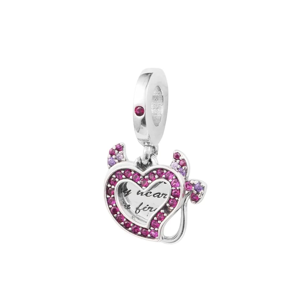 Şeytan Kalp Sallantılı Charm
