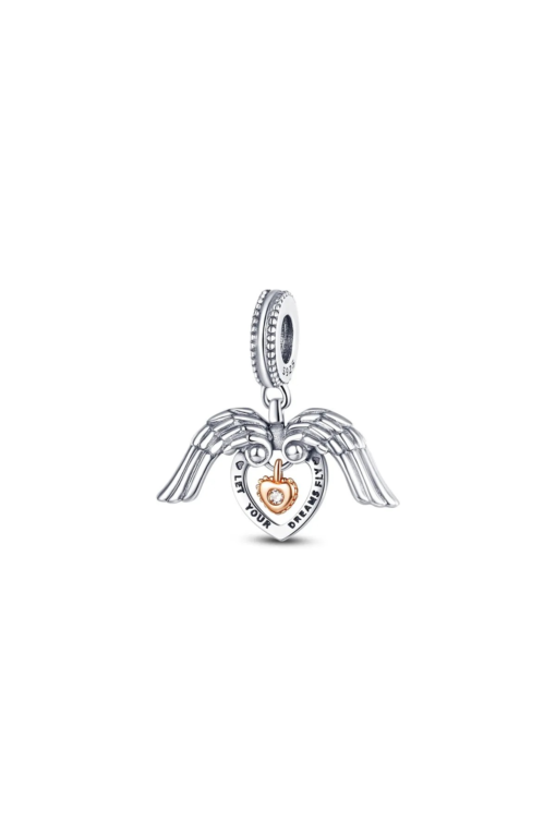 Kalpli Melek Kanadı Sallantılı Charm