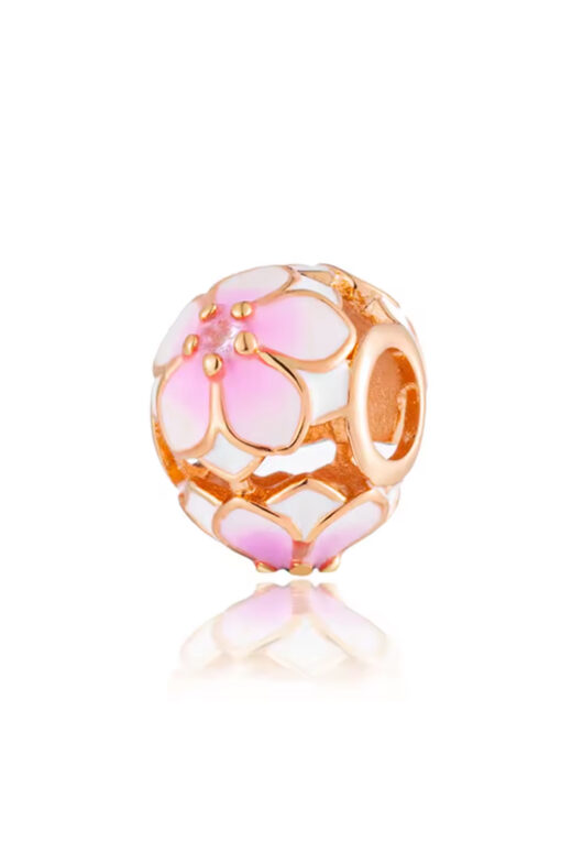 Rose Çiçek Kafes İşi Charm