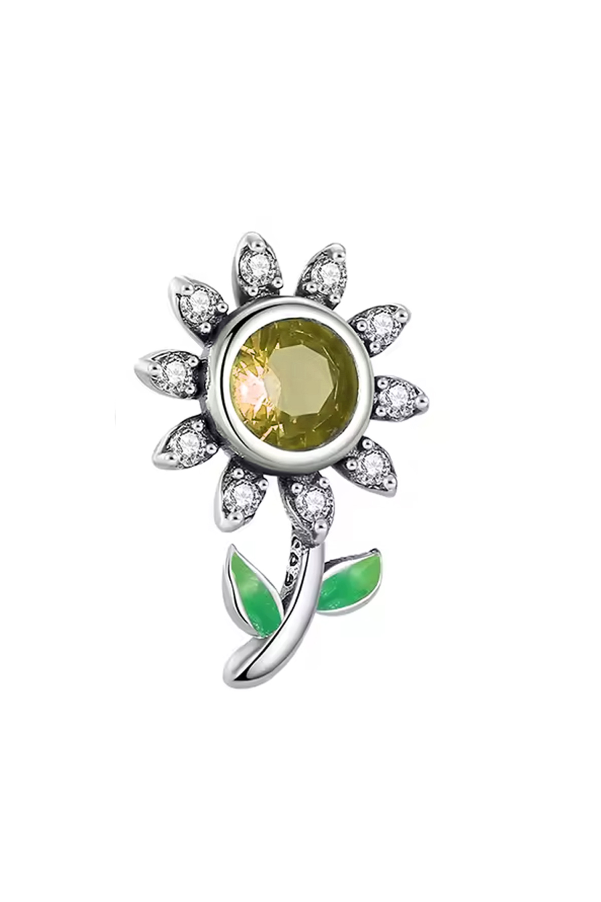 Ay Çiçeği Halka Charm