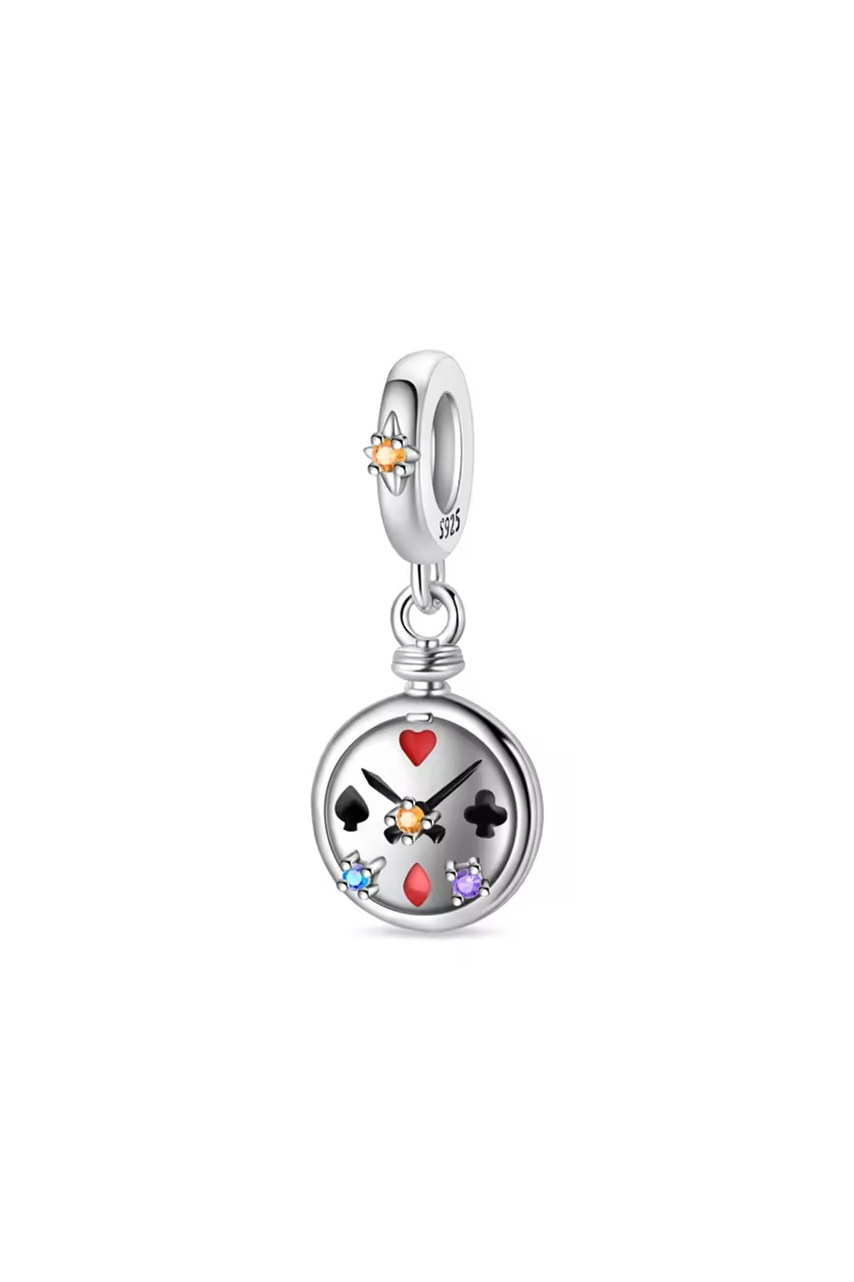 Kaderin Saniyesi Sallantılı Gümüş Charm
