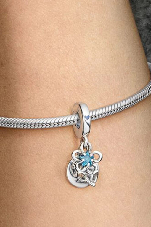 Fubena Çiçek Çift Sallantılı Charm - Görsel 2