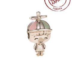 Erkek Şapkalı Çocuk Charm