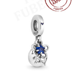 Çiçek Çift Sallantılı Charm