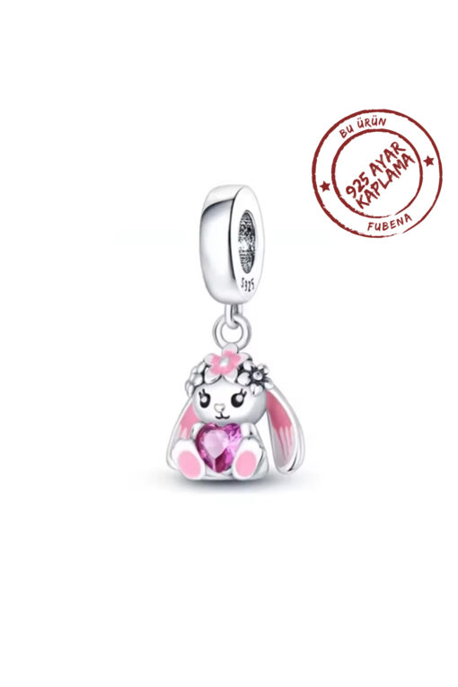 Sevimli Tavşan Sallantılı Charm