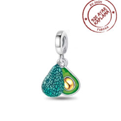 Avokado Çift Sallantılı Charm