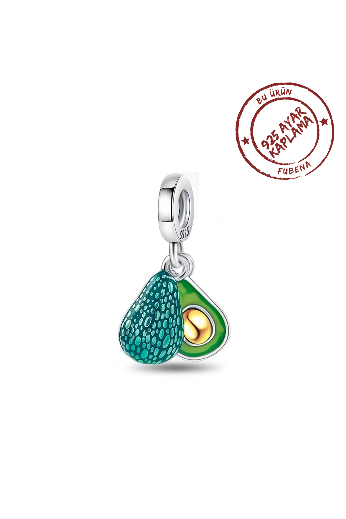 Avokado Çift Sallantılı Charm