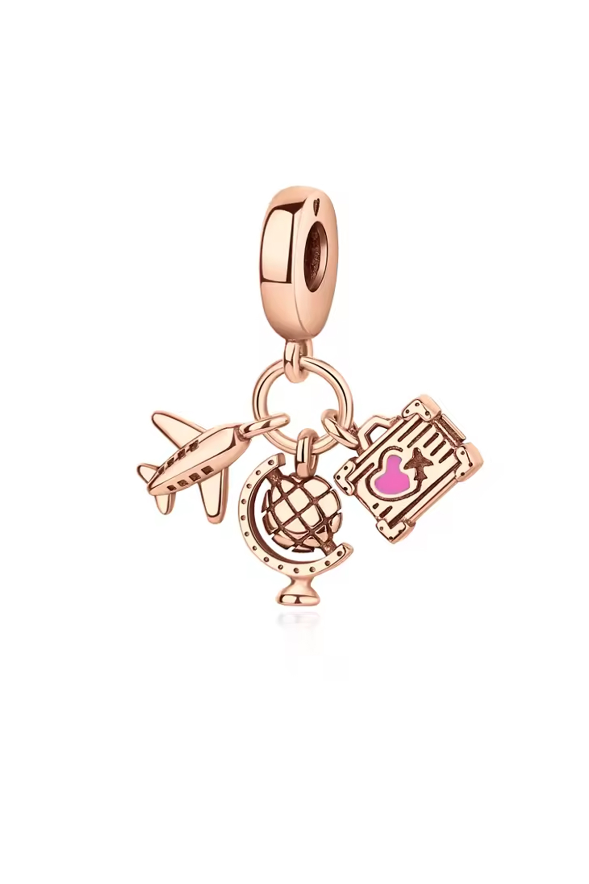 Rose Valiz , Dünya ve Uçak Sallantılı Charm