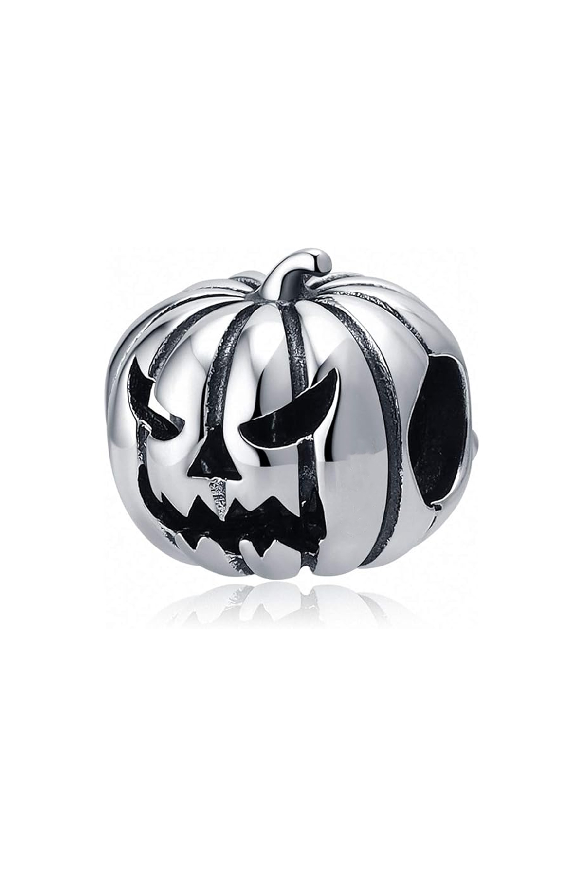 Hallowen Bal Kabağı Gümüş Charm
