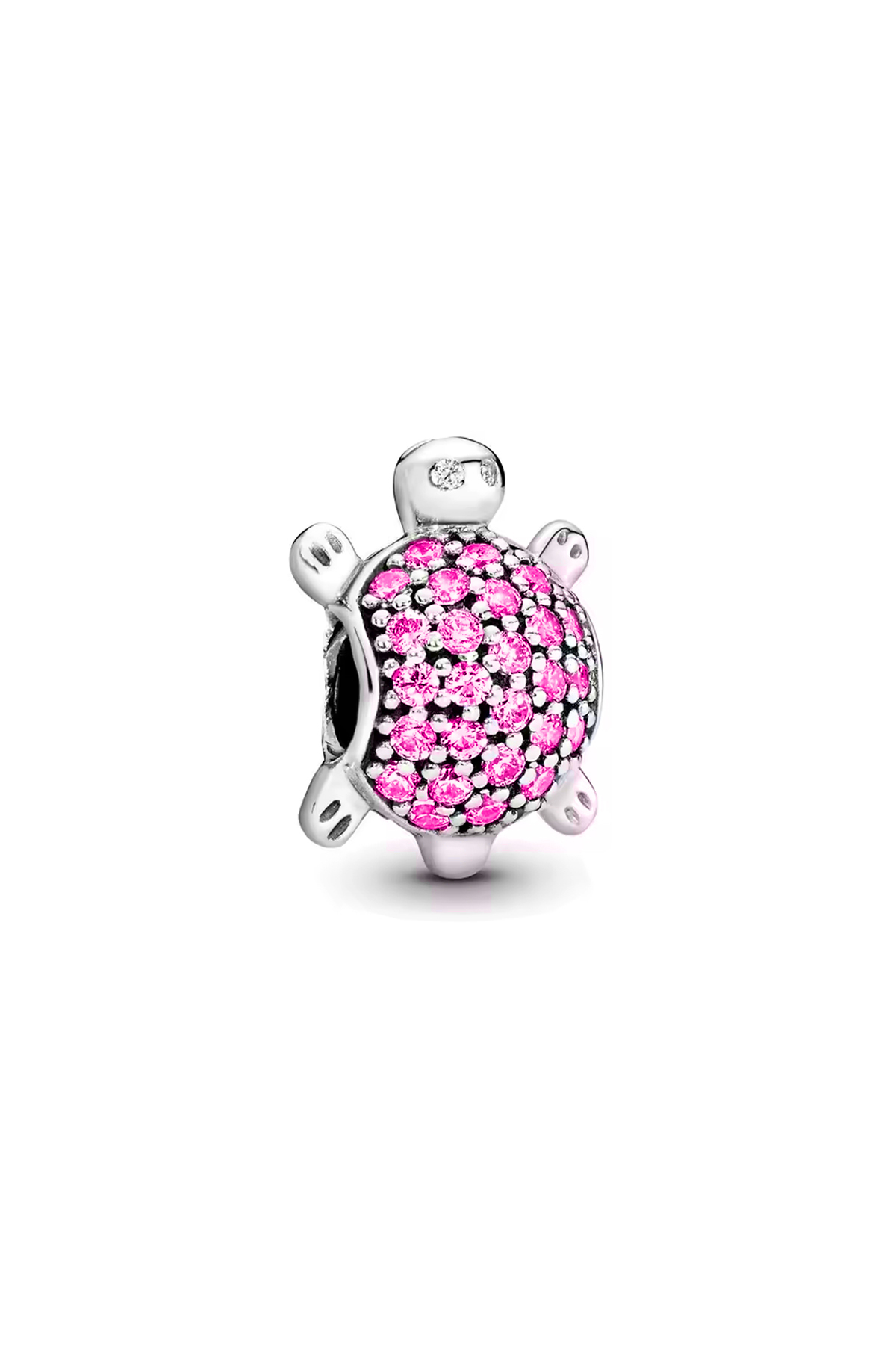 Pembe Taşlı Kaplumbağa Charm