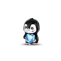 Buz Kalpli Penguen Gümüş Charm
