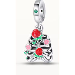 Fubena Çiçek Süslü Göğüs Kafesi Sallantıllı Charm