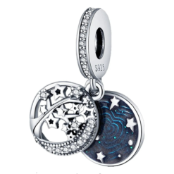 Mavi Gökyüzü Yıldızlar Sallantılı Charm