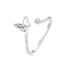 Ayarlanabilir Kelebek Gümüş Yüzük