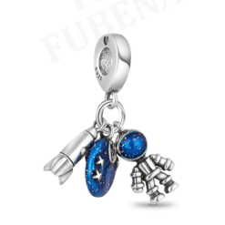 Astronot Uzay ve Mekiği Sallantılı Charm