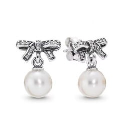 İnci Fiyonk Gümüş Küpe