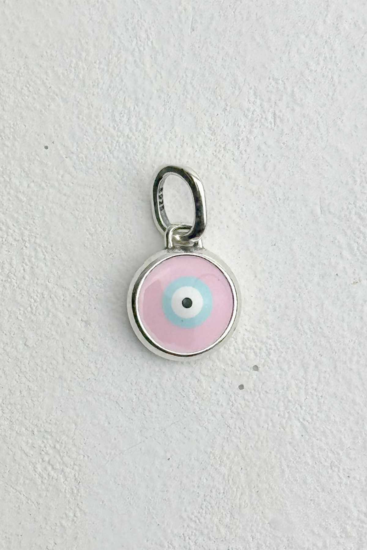 Yerli Üretim Kem Göz Sallantılı Gümüş Charm