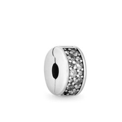 Şeffaf Pavé Klips Charm