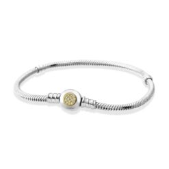 Altın Noktalı Bileklik Charm Taşıyıcı