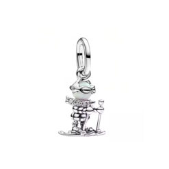 Kayak Yapan Adam Sallantılı Gümüş Charm