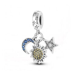 Ay Yıldız ve Güneş Sallantılı Charm