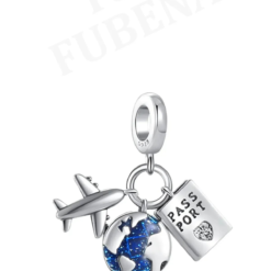 Fubena Uçak Dünya ve Pasaport Sallantılı Charm